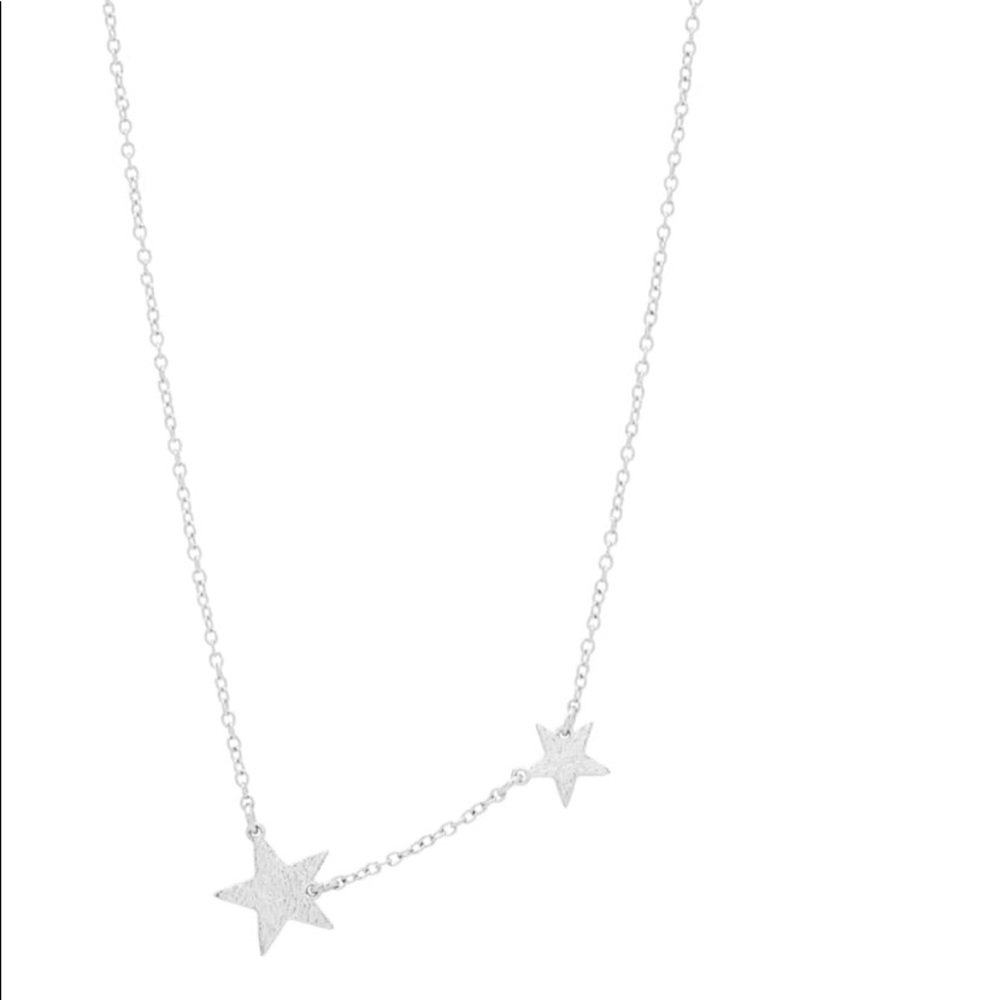Silver star necklace